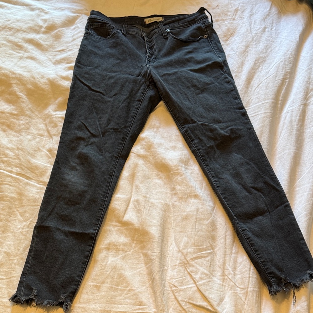 Madewell Women's Black Cropped Jeans
